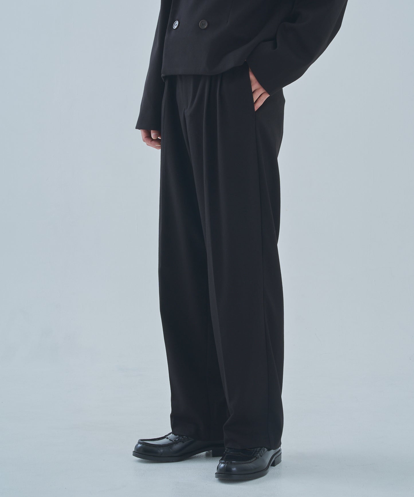 ミリタリーツイルスラックス[Black]