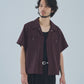 オープンカラーワークシャツ[Brown Stripe]