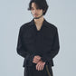 ショートリブレーヨンシャツ[Black]