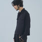 ショートリブレーヨンシャツ[Black]
