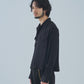 ショートリブレーヨンシャツ[Black]