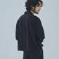 ショートリブレーヨンシャツ[Black]