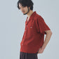 オープンカラーワークシャツ[Dark Orange]