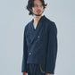 ミリタリーツイルダブルジャケット[Navy]