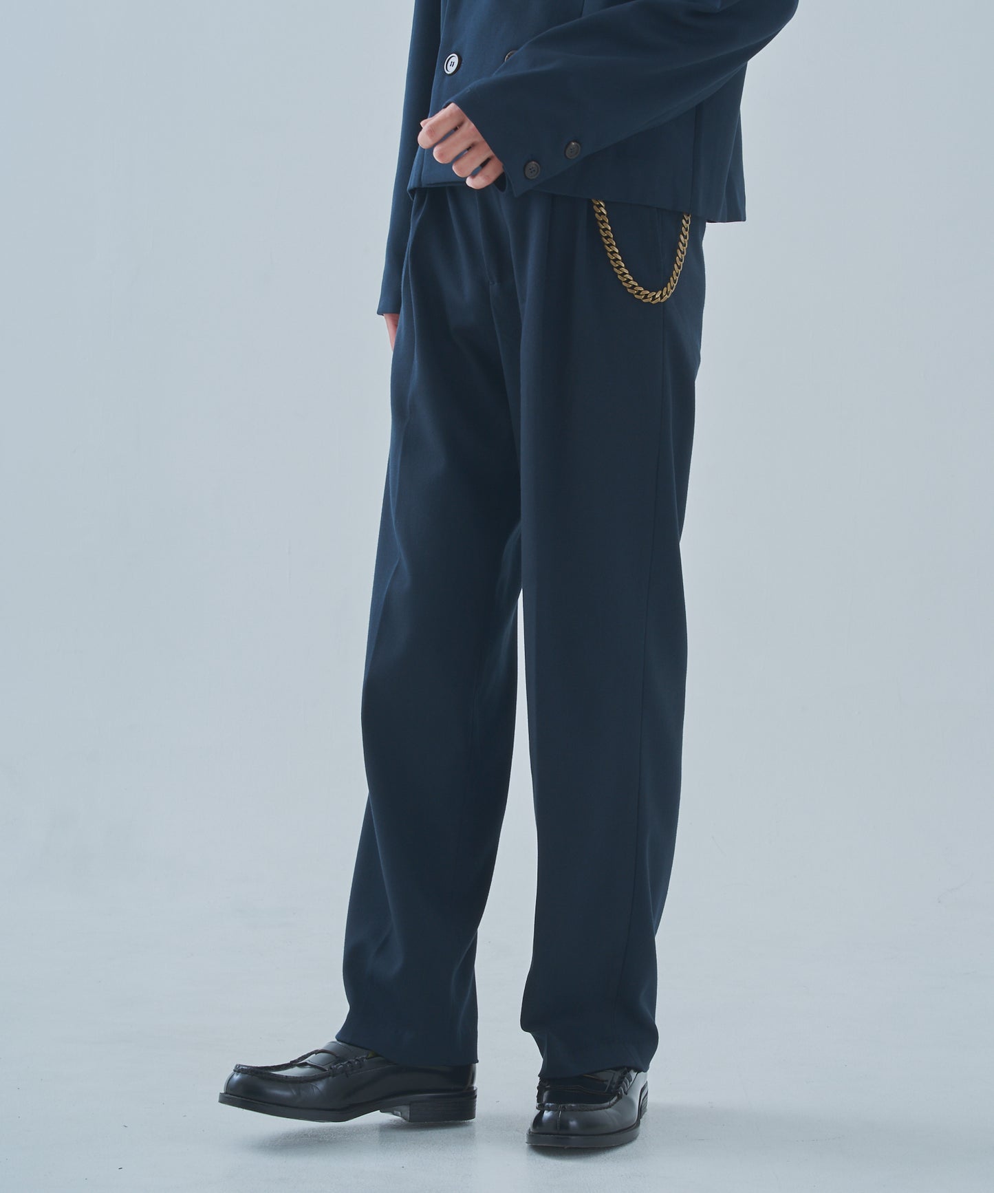 ミリタリーツイルスラックス[Navy]
