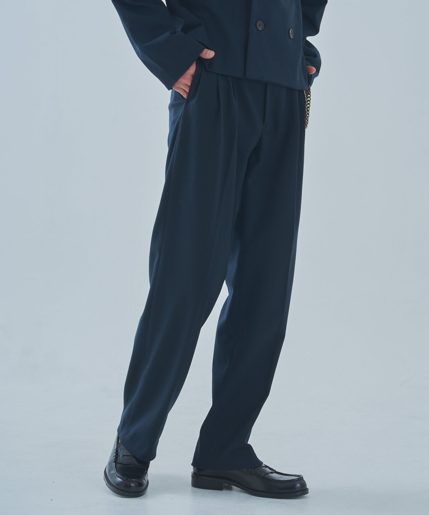 ミリタリーツイルスラックス[Navy]