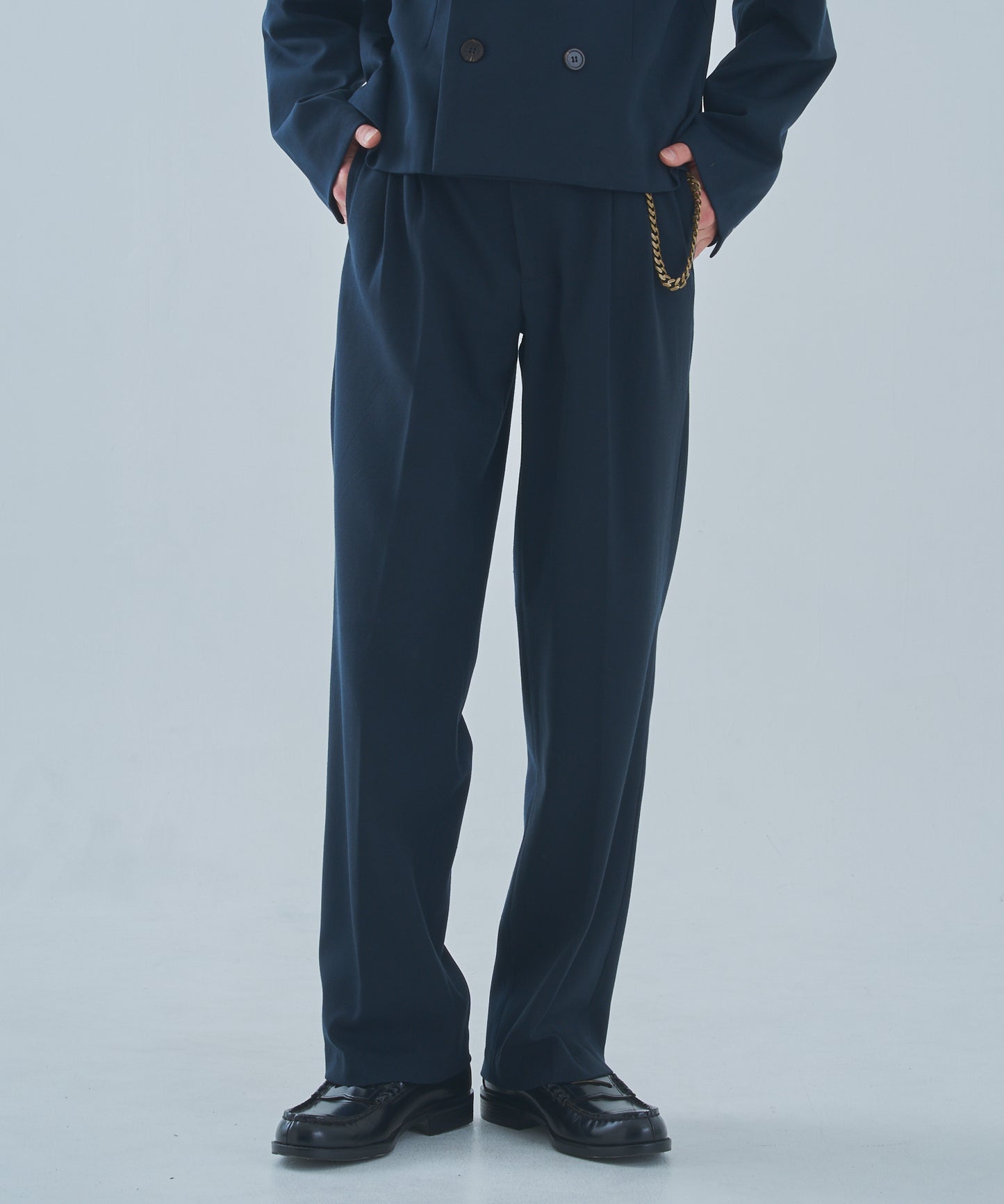 ミリタリーツイルスラックス[Navy]