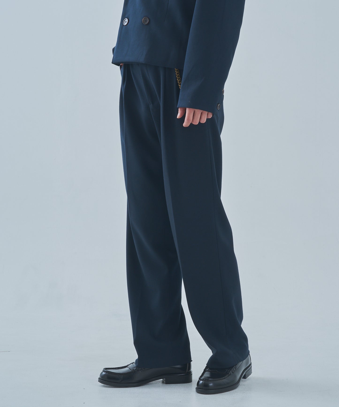 ミリタリーツイルスラックス[Navy]