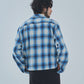 オンブレチェックシャツ[Blue]