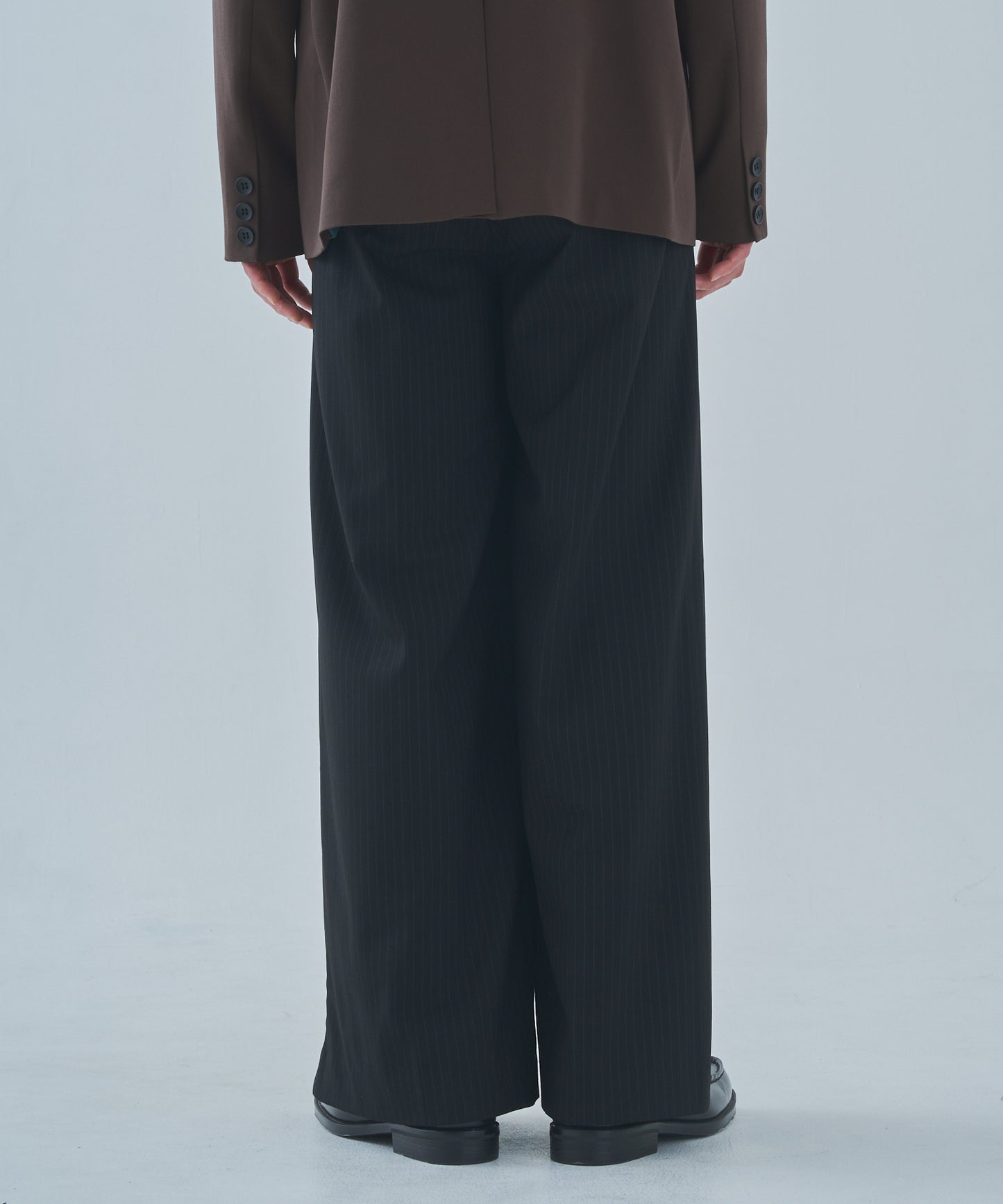 ウエスタンストライプバギースラックス[Black]