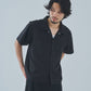 オープンカラーワークシャツ[Black]