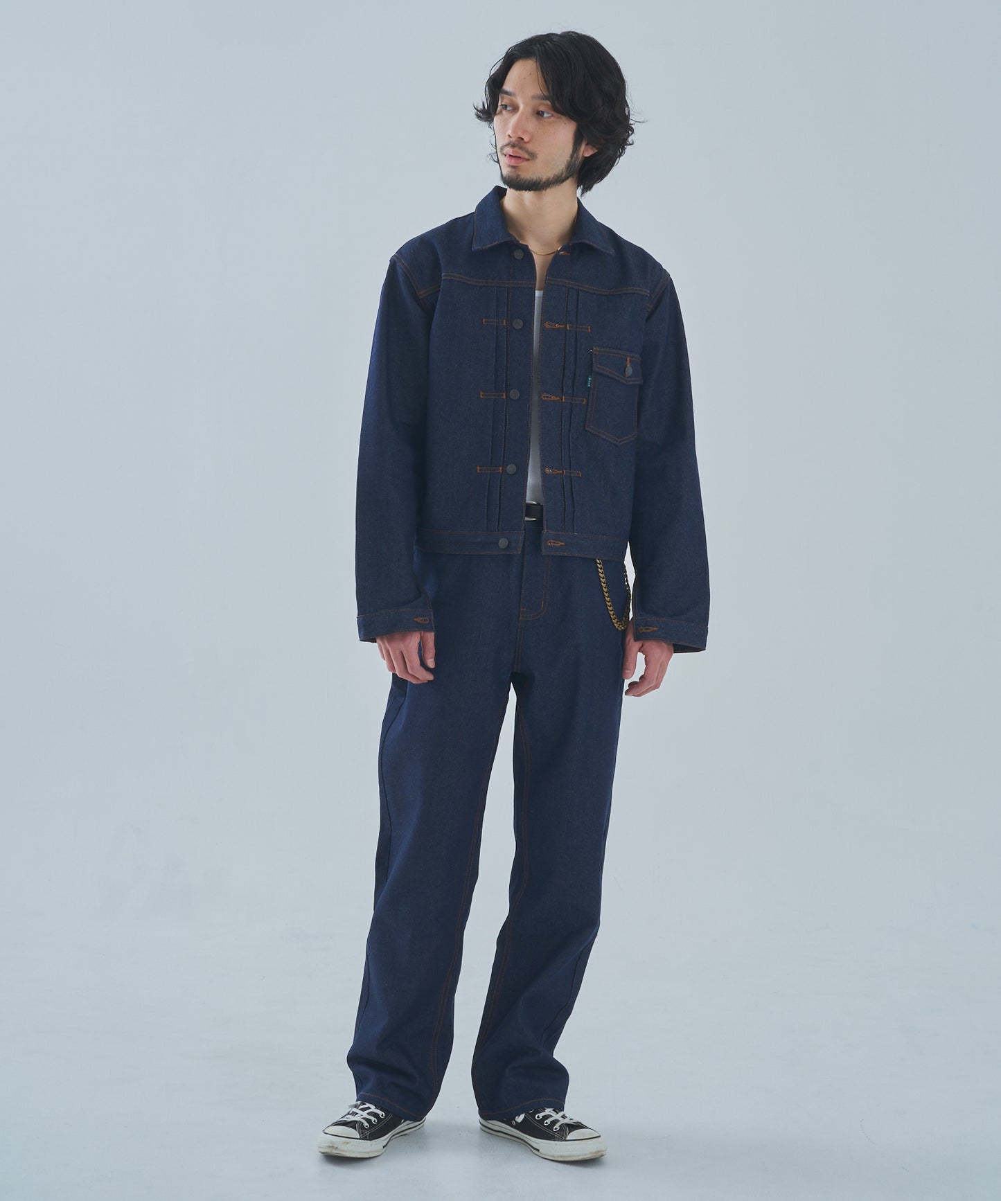 シンチバックジーンズ[Indigo]