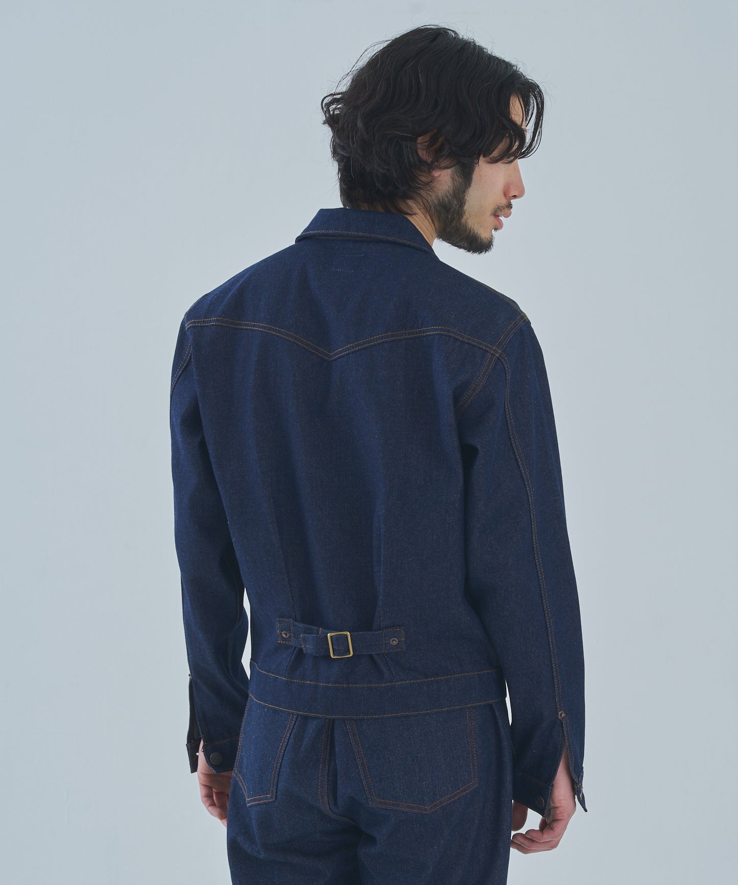 ダブルジップデニムジャケット2nd.[Indigo]