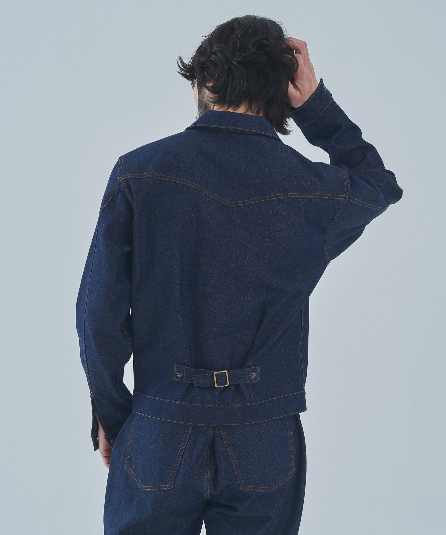 ダブルジップデニムジャケット2nd.[Indigo]