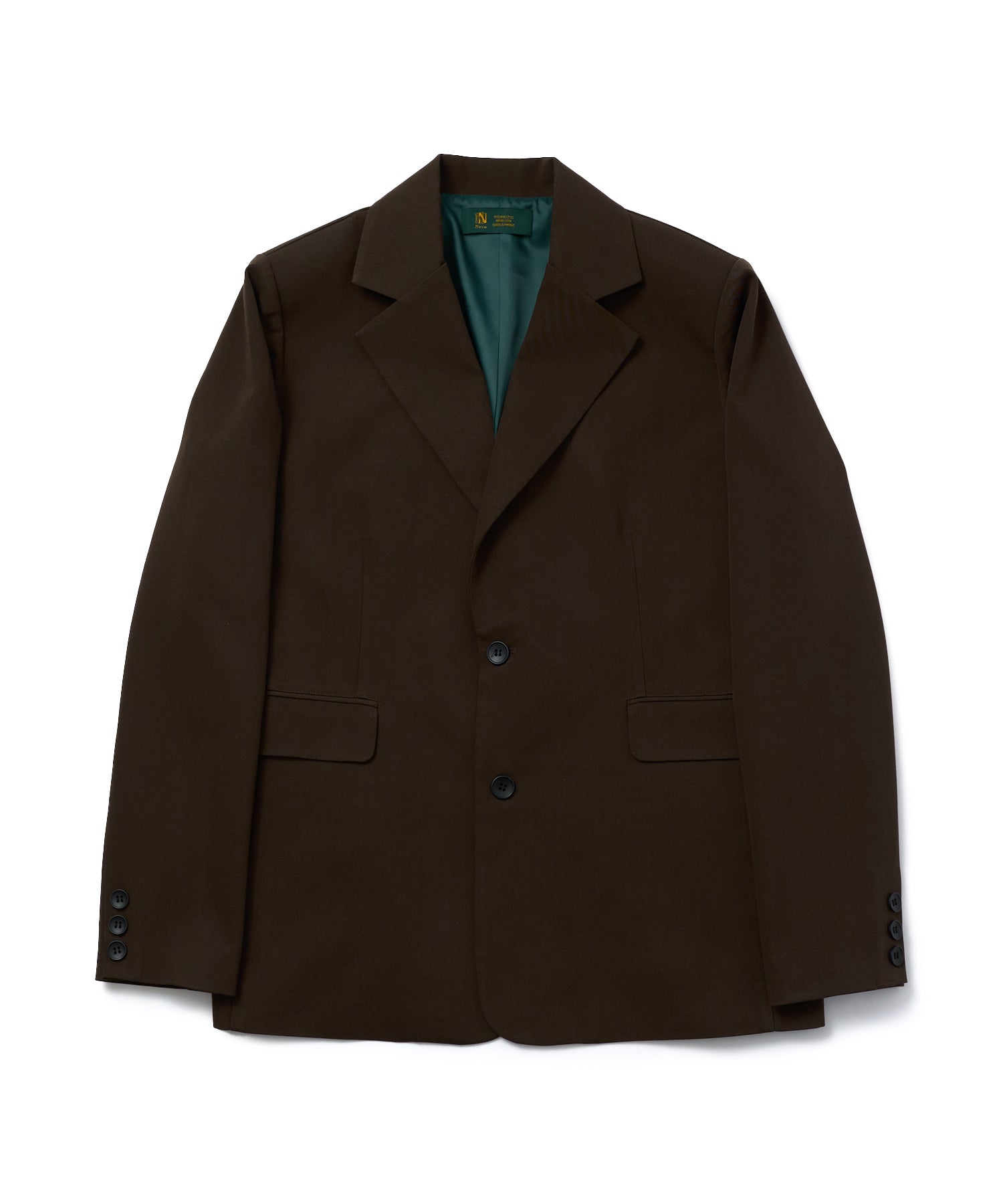 クラシックテーラードジャケット[Dark Brown] – Noen