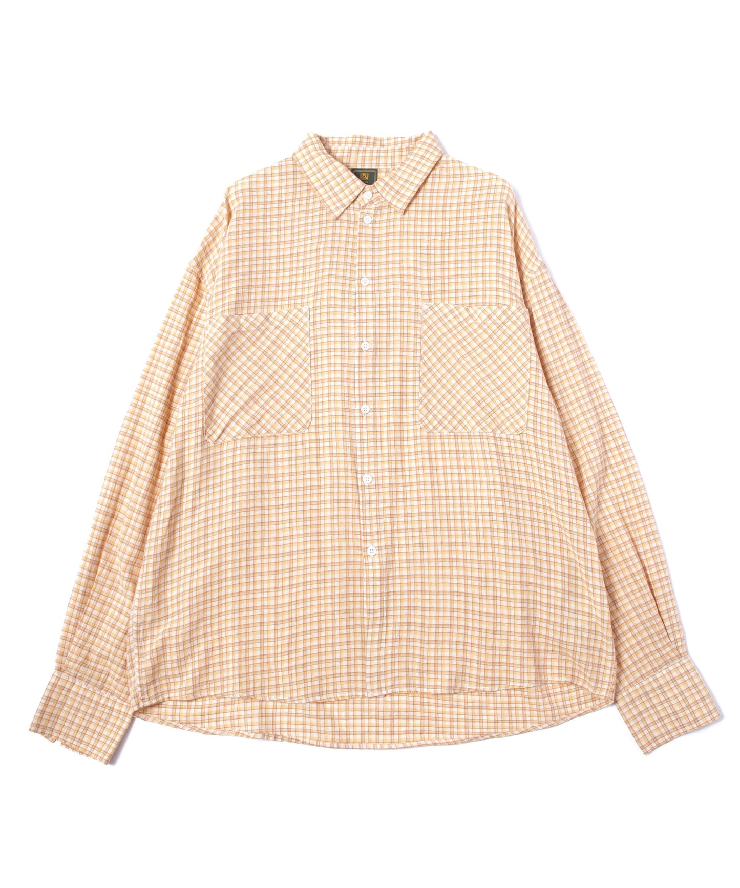 グラフチェックシャツ[Orange]