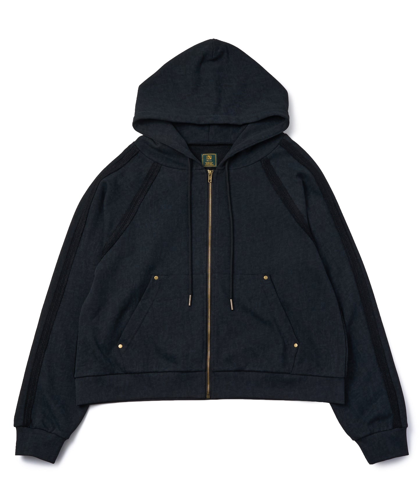 ワークフェードジップフーディー[Black]