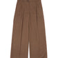 ワイドストレートスラックス[Brown]