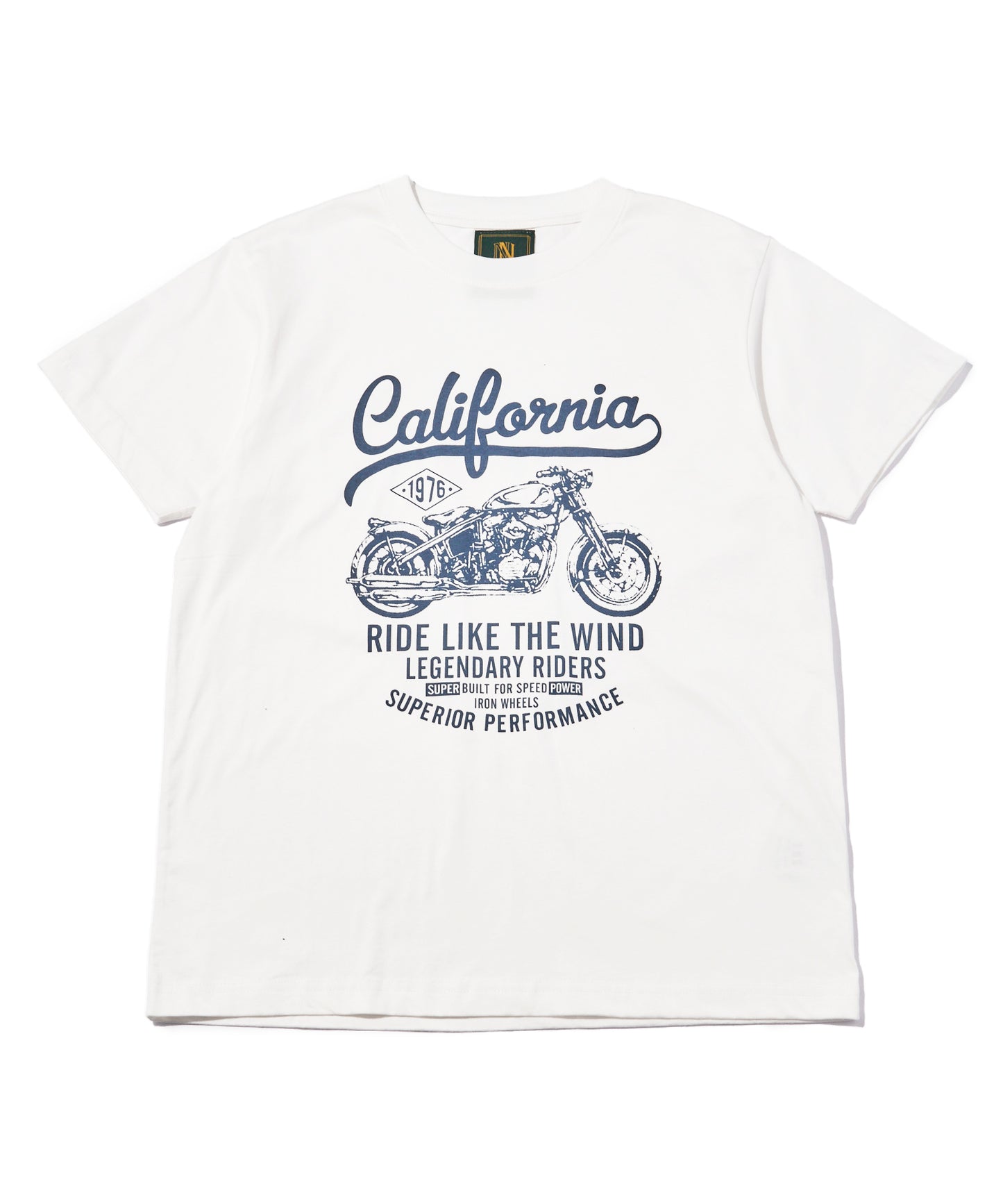 カリフォルニアバイカーTシャツ[White]
