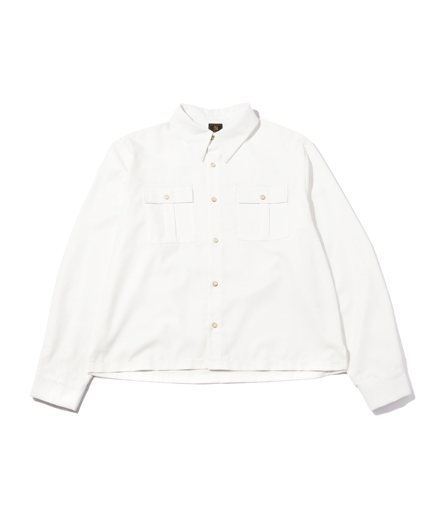 ショートリブレギュラーカラーシャツ[White]