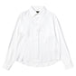 ドレープドレスシャツ[White]