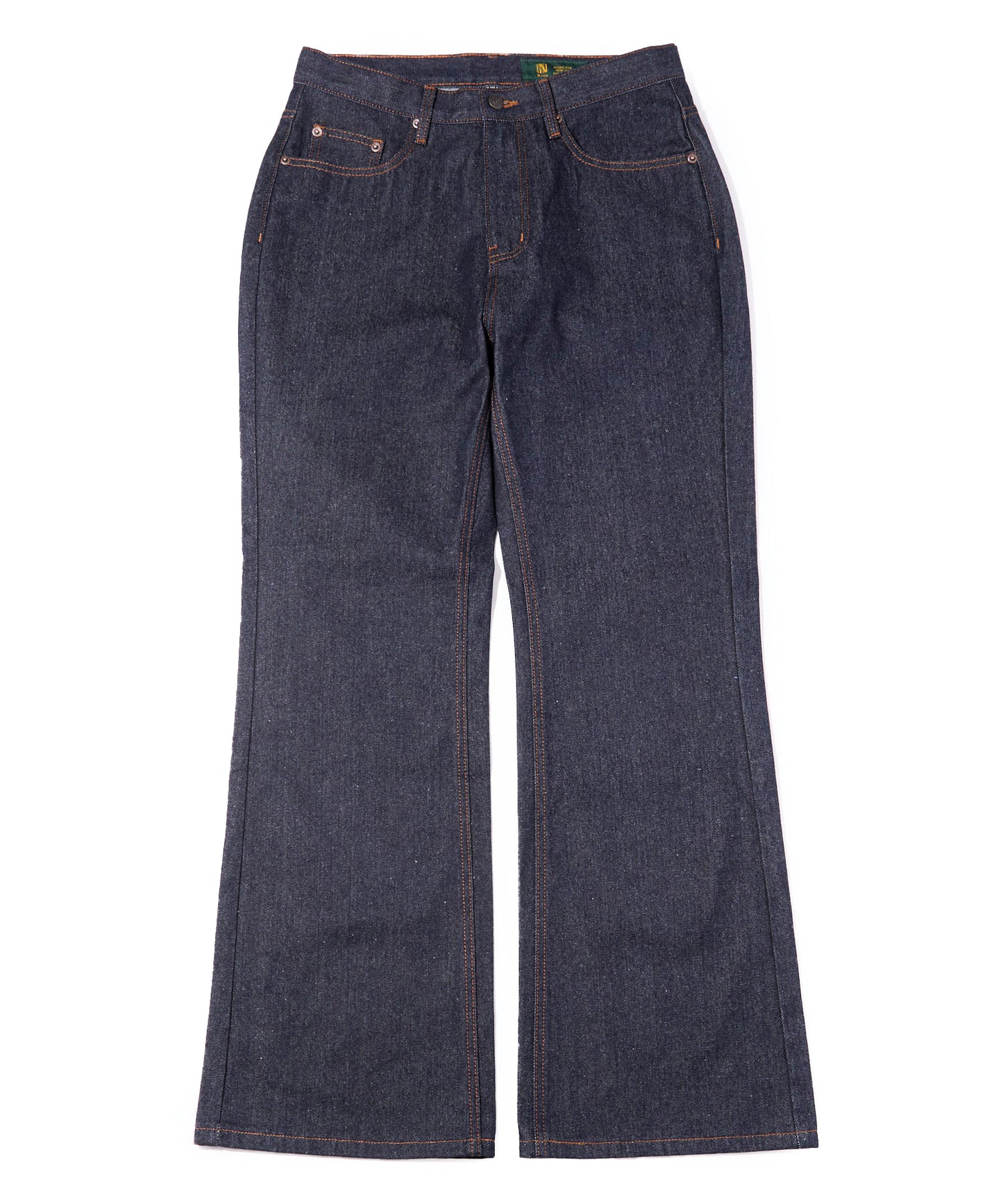 シンチバックブーツカットジーンズ[Indigo]