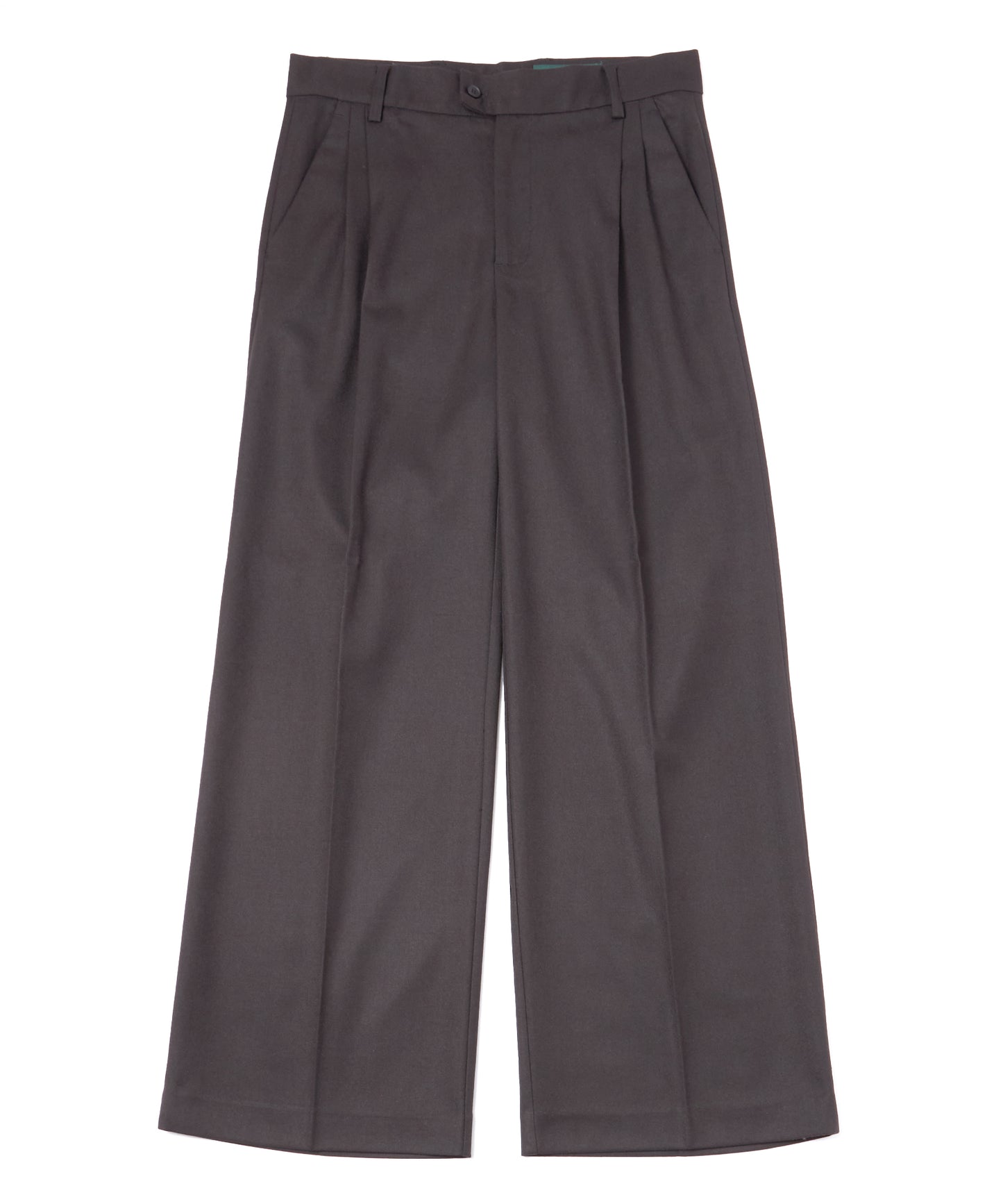 ワイドストレートスラックス[Black]