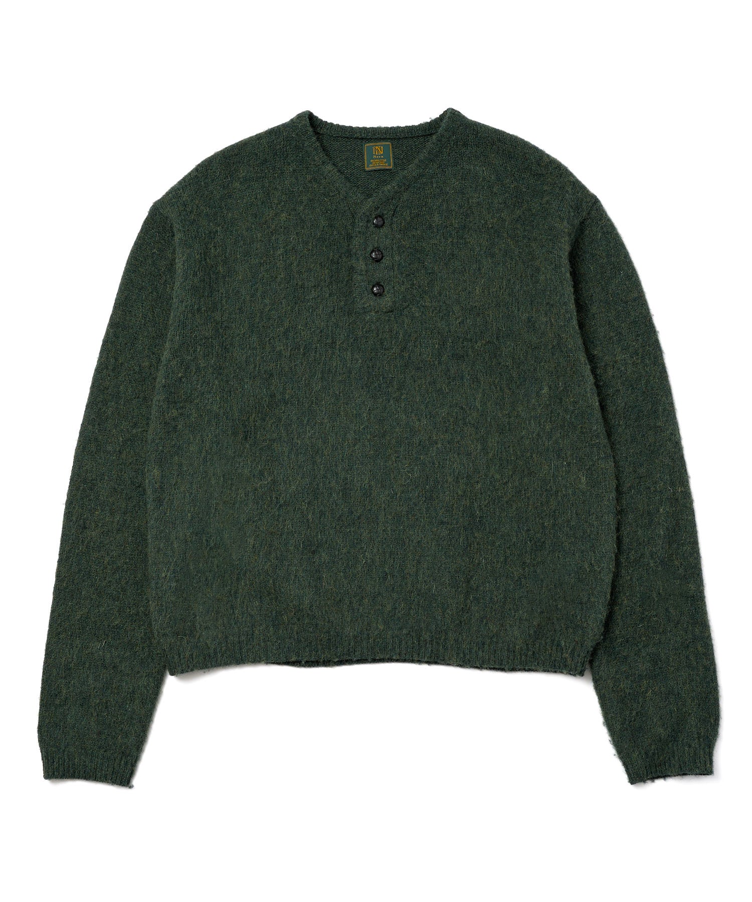 レザーヨーク中綿ツイードジャケット[Black] – Noen