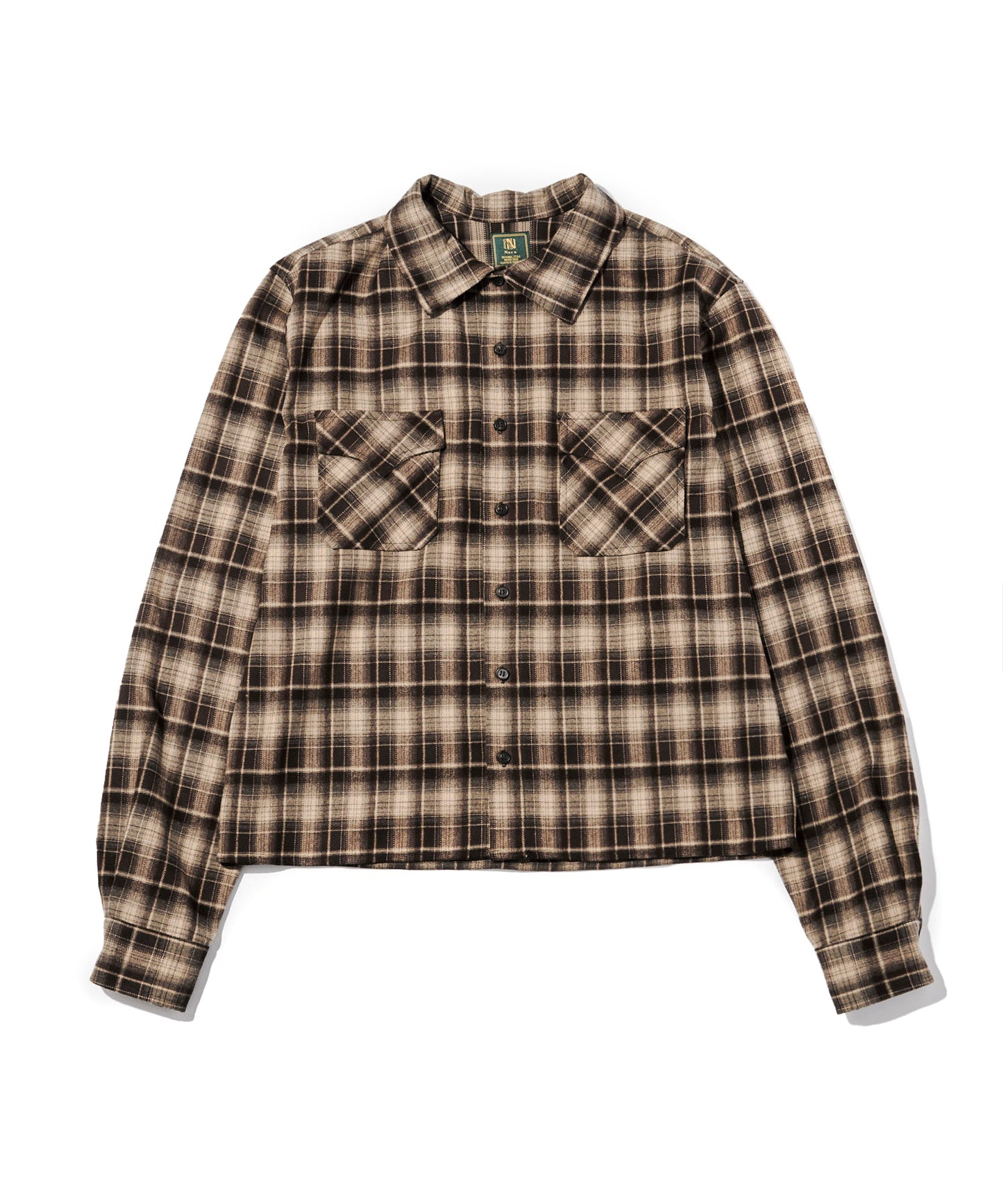 ウエスタンシャドーチェックシャツ[Brown]