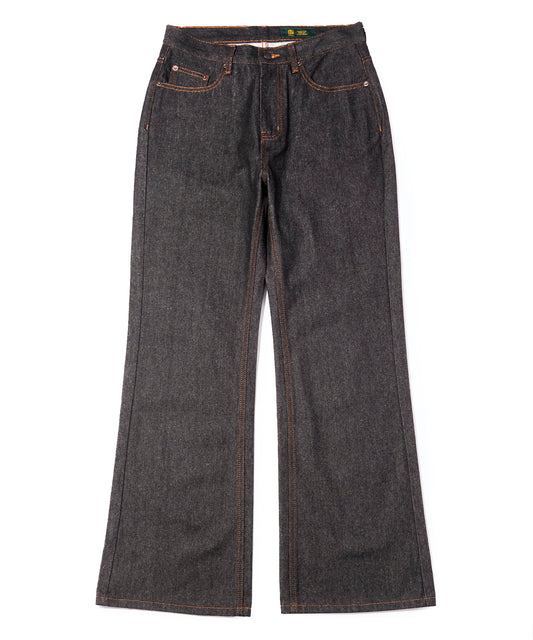 シンチバックブーツカットジーンズ[Black]