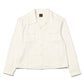 ウールオープンカラーシャツ[White]