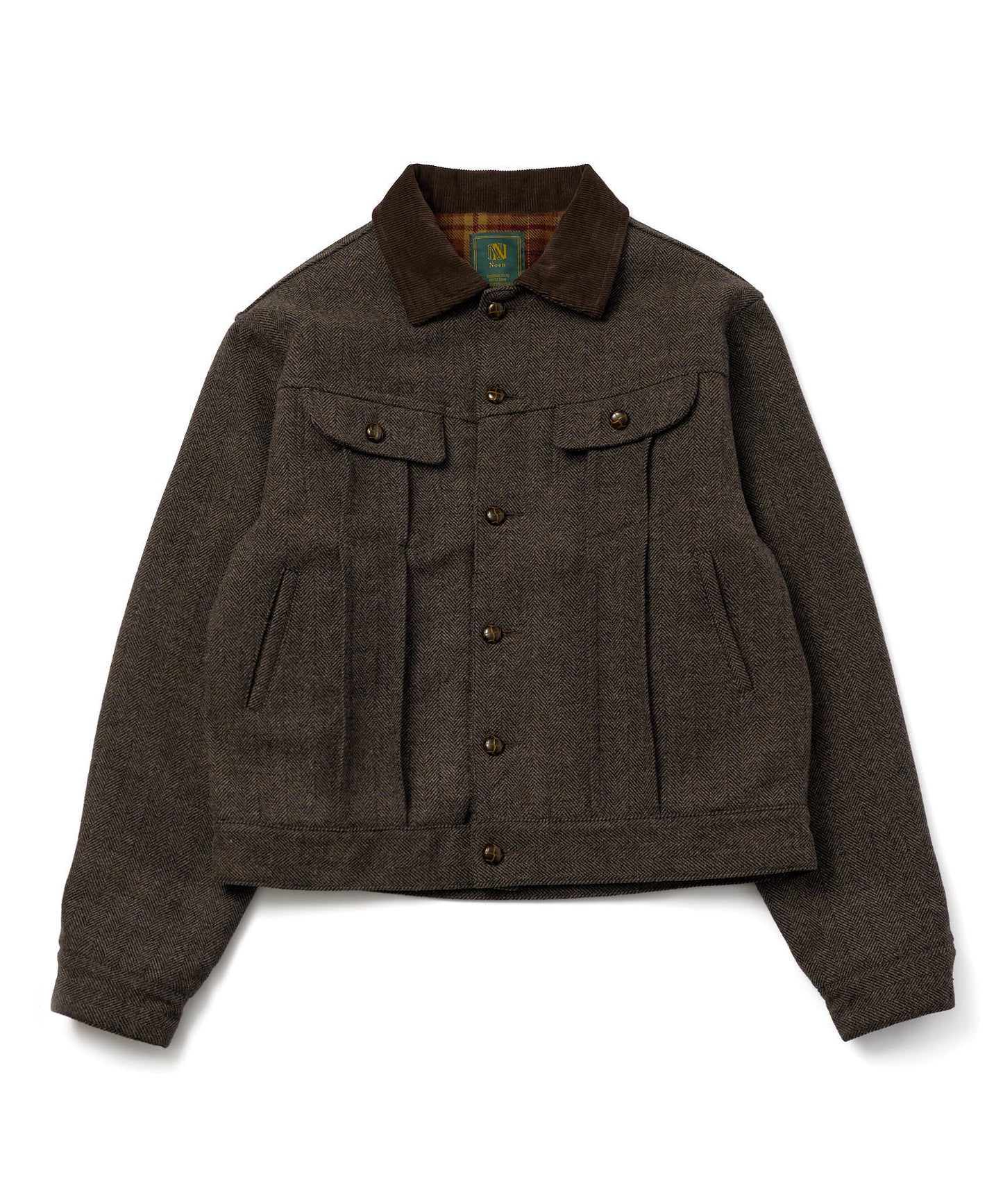 ツイードトラッカージャケット[Brown]