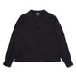 レーヨンプルオーバーシャツ[Black]