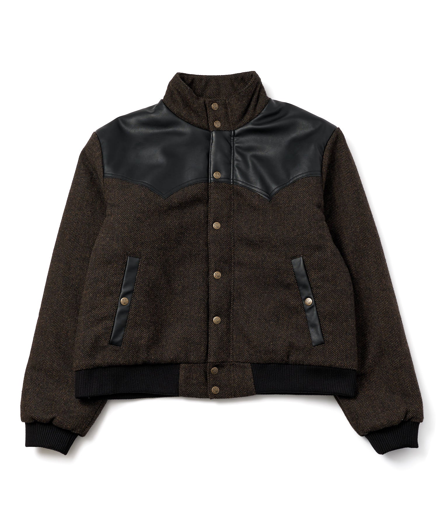 ミリタリーツイルダブルジャケット[Navy] – Noen