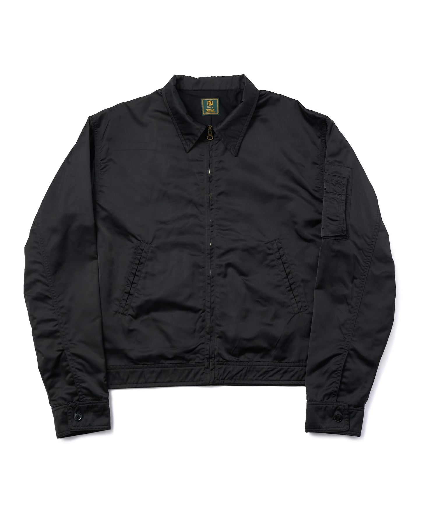 ミリタリースイングトップジャケット[Black]