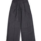 ポケットデザインストレートスラックス[Black]