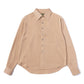ドレープドレスシャツ[Beige]