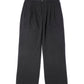ダブルタックストレートスラックス[Black]