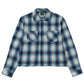 オンブレチェックシャツ[Blue]