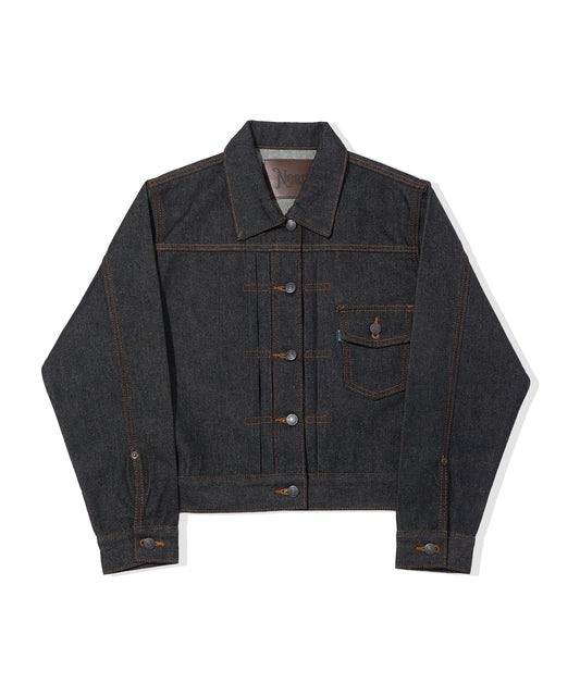 ショートデニムジャケット1st.[Black]