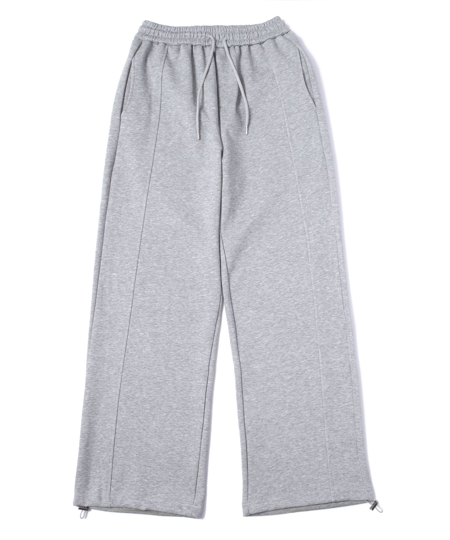 センタープレススウェットパンツ[Gray]