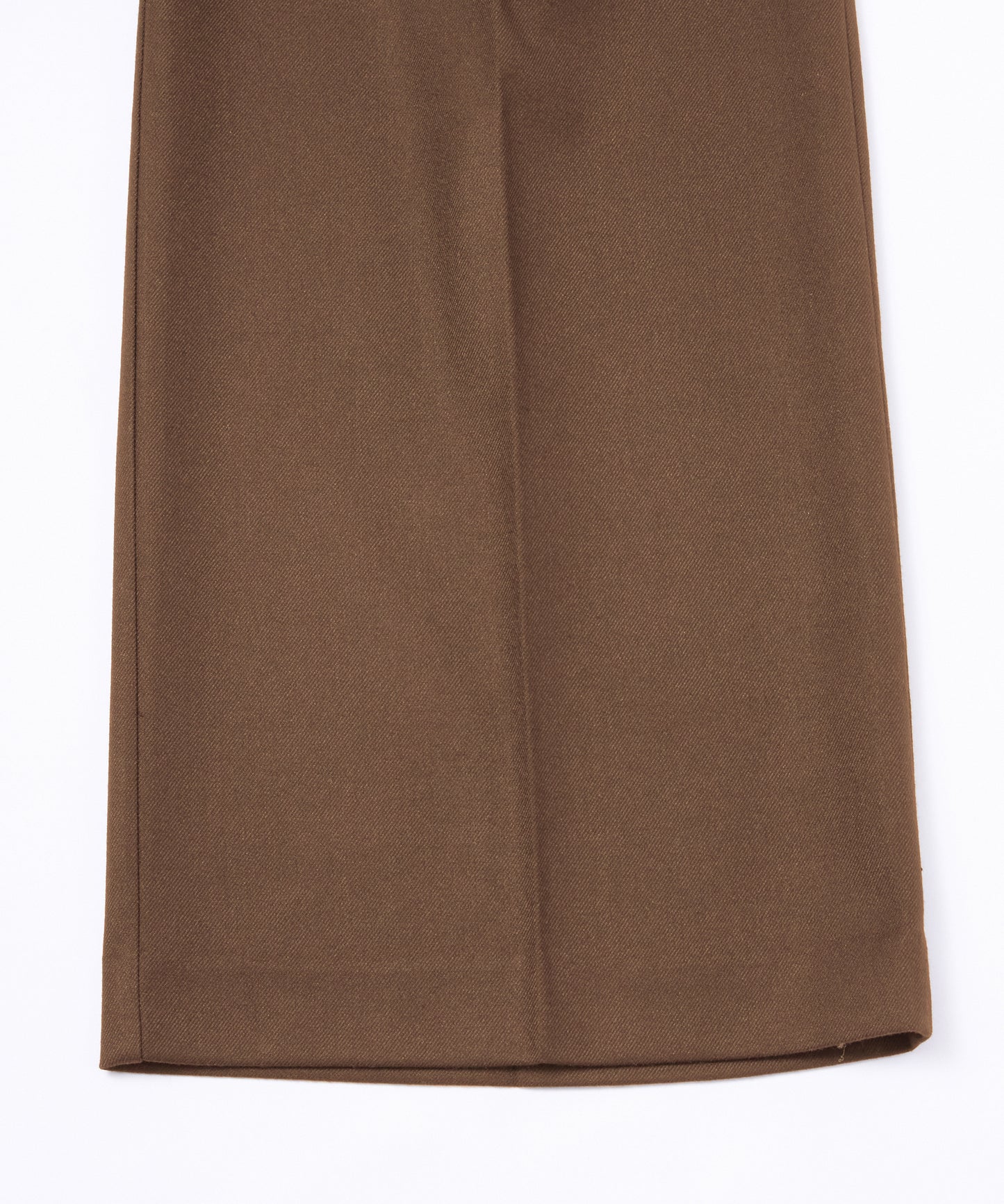 ワイドストレートスラックス[Brown]