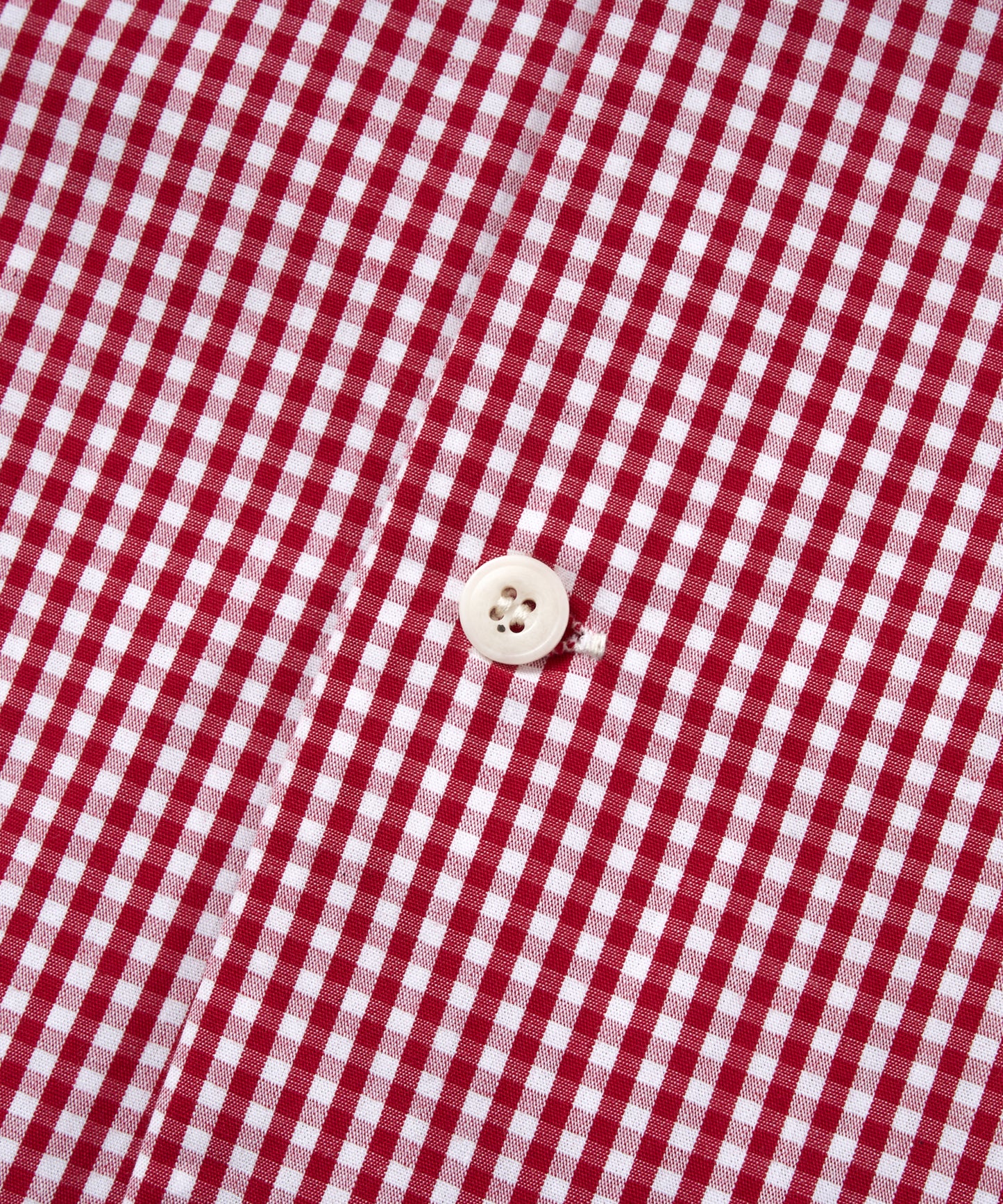 オープンカラーギンガムチェックシャツ[Red]