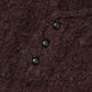ヘンリーネックメランジウールニット[Burgundy]