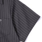 オープンカラーワークシャツ[Black Stripe]