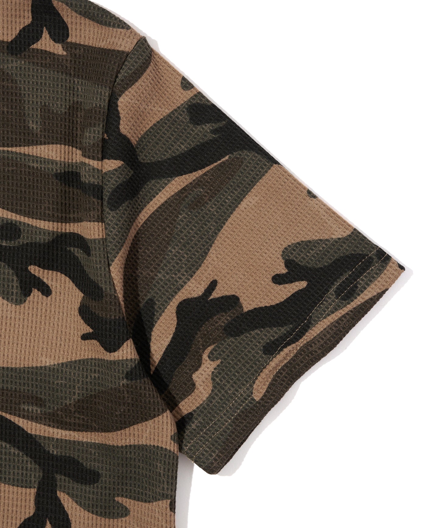 カモサーマルヘンリーTシャツ[Light Brown]