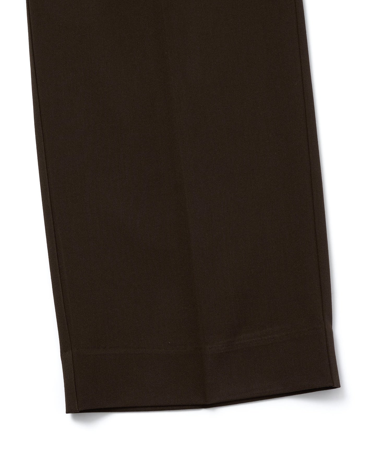 クラシックストレートスラックス[Dark Brown]