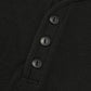 Vネックヘンリーニットソー[Black]