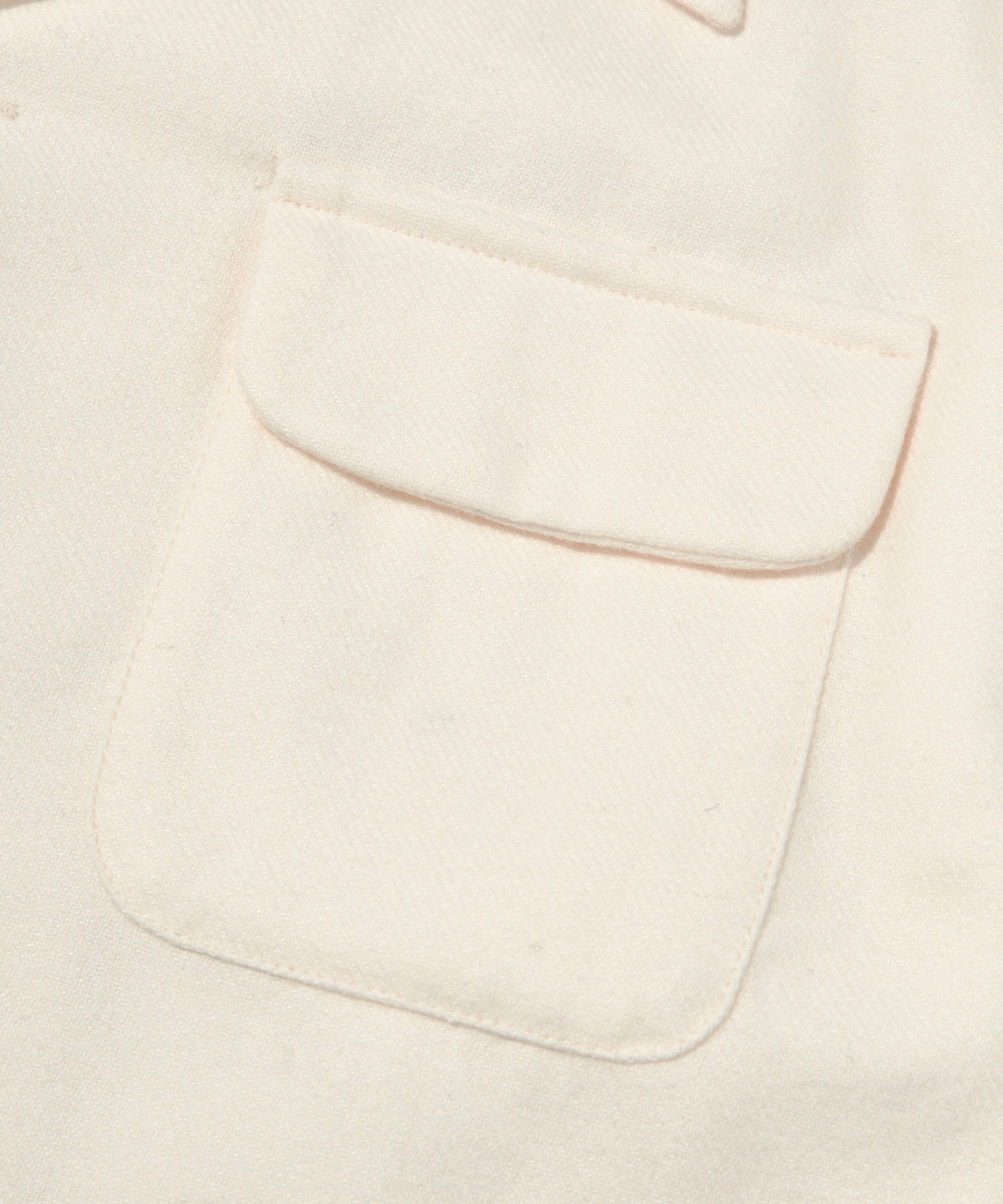 ウールオープンカラーシャツ[White] – Noen