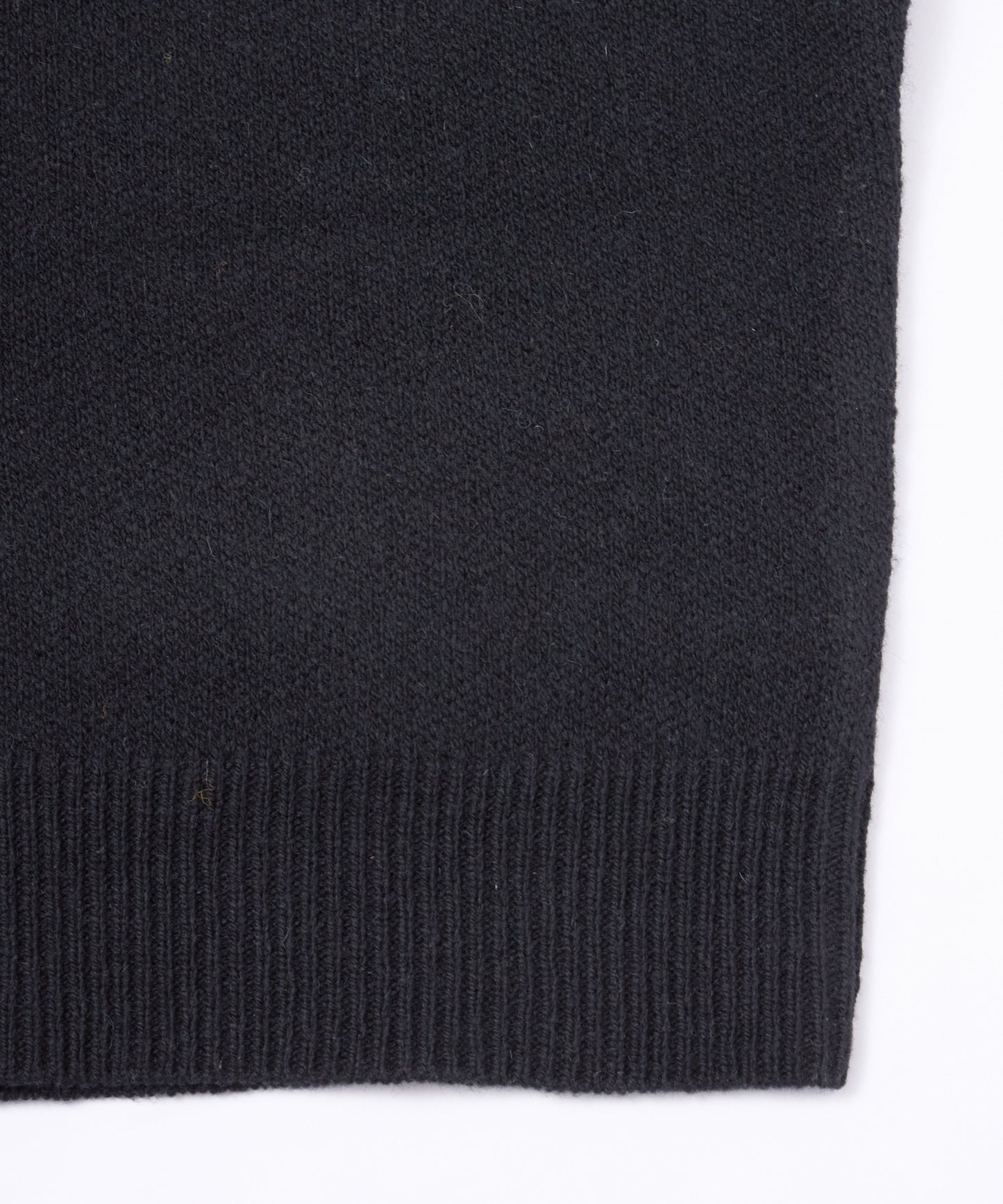 ショートリブウールニット[Black]